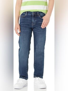Boys' Regular Straight-Fit Jeans, 14